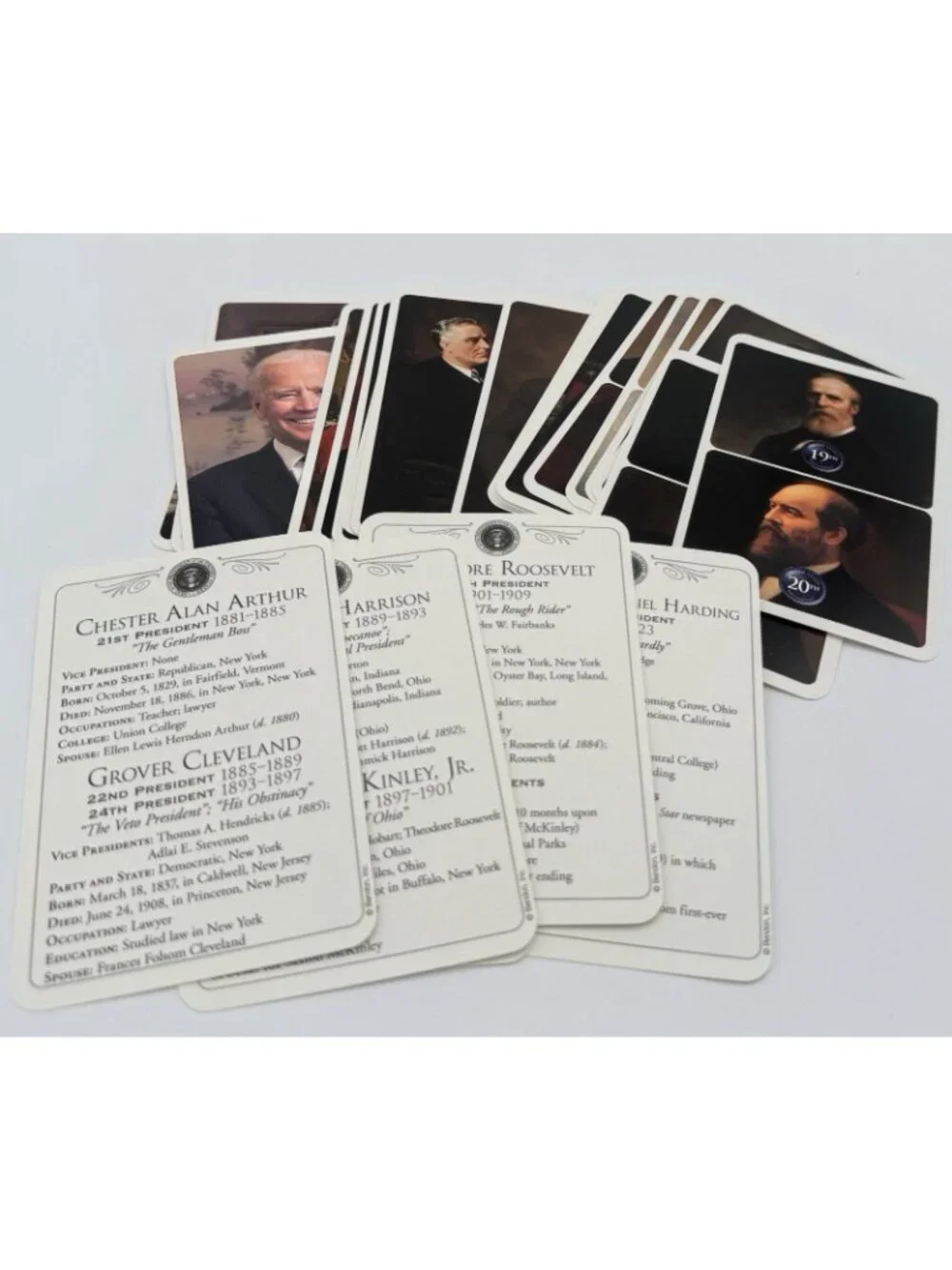 36 Presidents Of The United States Flascards Benton